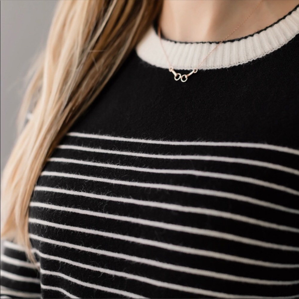 Horse Bit Necklace | 14k Gold Plated 925 Silver - Picture 5 of 5